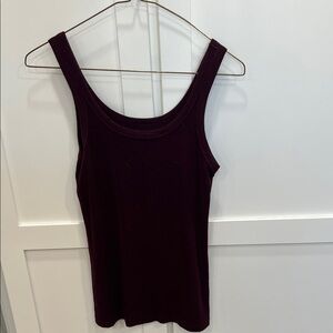 Aerie Deep Burgundy Tank Top